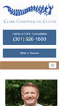 Mobile Screenshot of clarkchirocenter.com